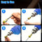 6Piece Universal Magnetic Screwdriver Bit Set With Magnetized Alloy Rings 3
