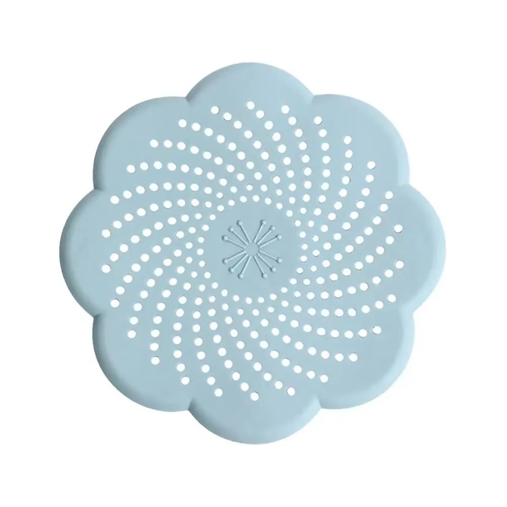Flower Silicone Drain Cover Mesh Strainer For Kitchen And Bathroom 9