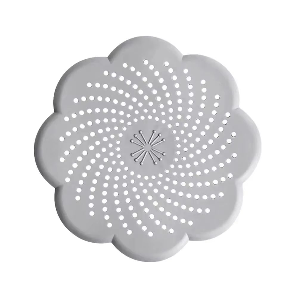 Flower Silicone Drain Cover Mesh Strainer For Kitchen And Bathroom 6