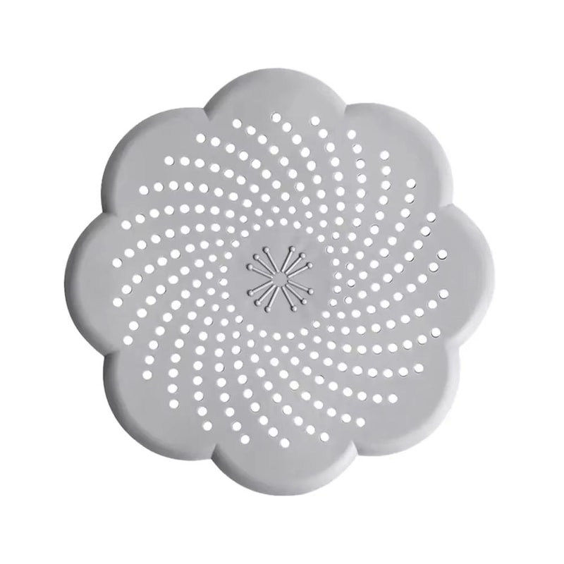 Flower Silicone Drain Cover Mesh Strainer For Kitchen And Bathroom 6