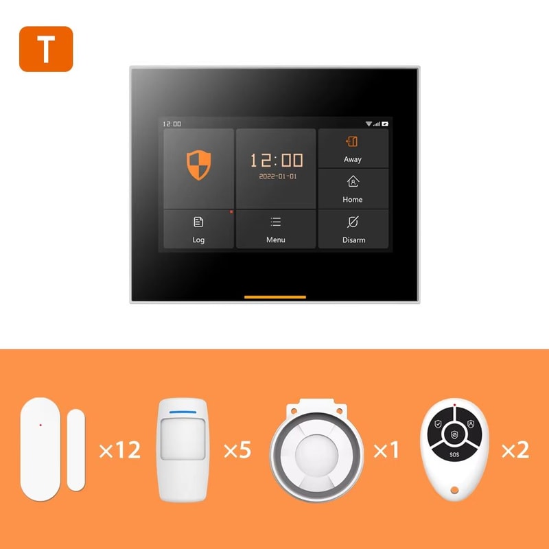 Staniot Wireless Tuya WiFi Smart Home Security Alarm System Kit Compatible With Alexa And Google Ho 14