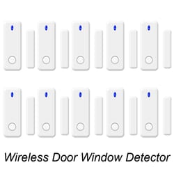 wireless door window sensor 433 mhz contact detector for smart home security systems