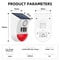 Solar PIR Outdoor WiFi Alarm With Tuya App Control Wireless Siren And Waterproof Strobe 5