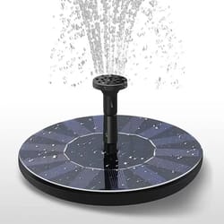 solar floating fountain pump for bird baths and garden ponds