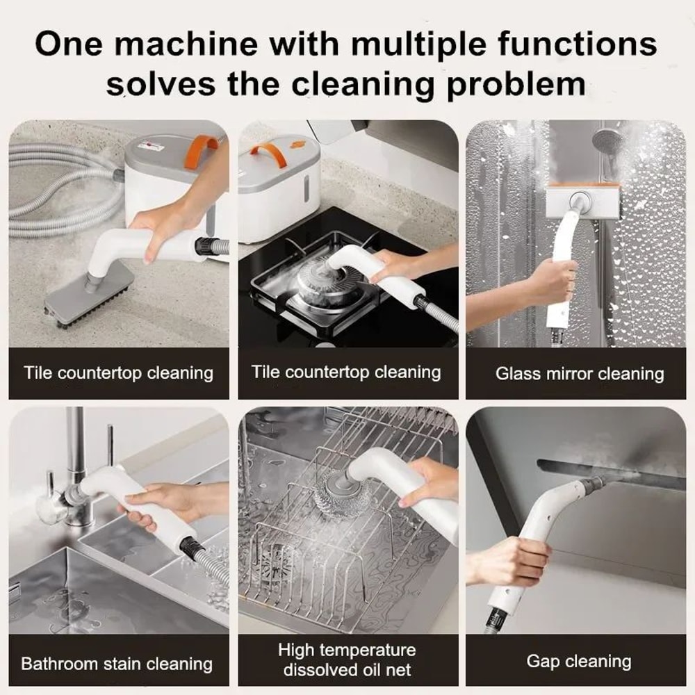 TINSOL Handheld HighTemperature Steam Cleaner For Deep Kitchen And Home Cleaning 2