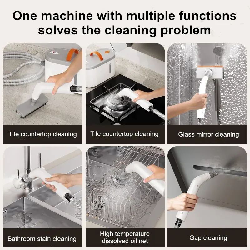 TINSOL Handheld HighTemperature Steam Cleaner For Deep Kitchen And Home Cleaning 2