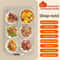 TINSOL Foldable Silicone Food Warmer Pad With 8Level Adjustable Heat 6