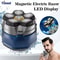 TINSOL Titanium Electric Head Shaver For Bald Men With 6D Magnetic Razor 0
