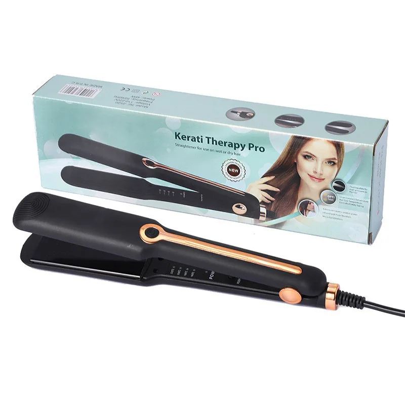 TINSOL Professional Ceramic Hair Straightener With Negative Ion Wide Plate And Adjustable Temperatu 5