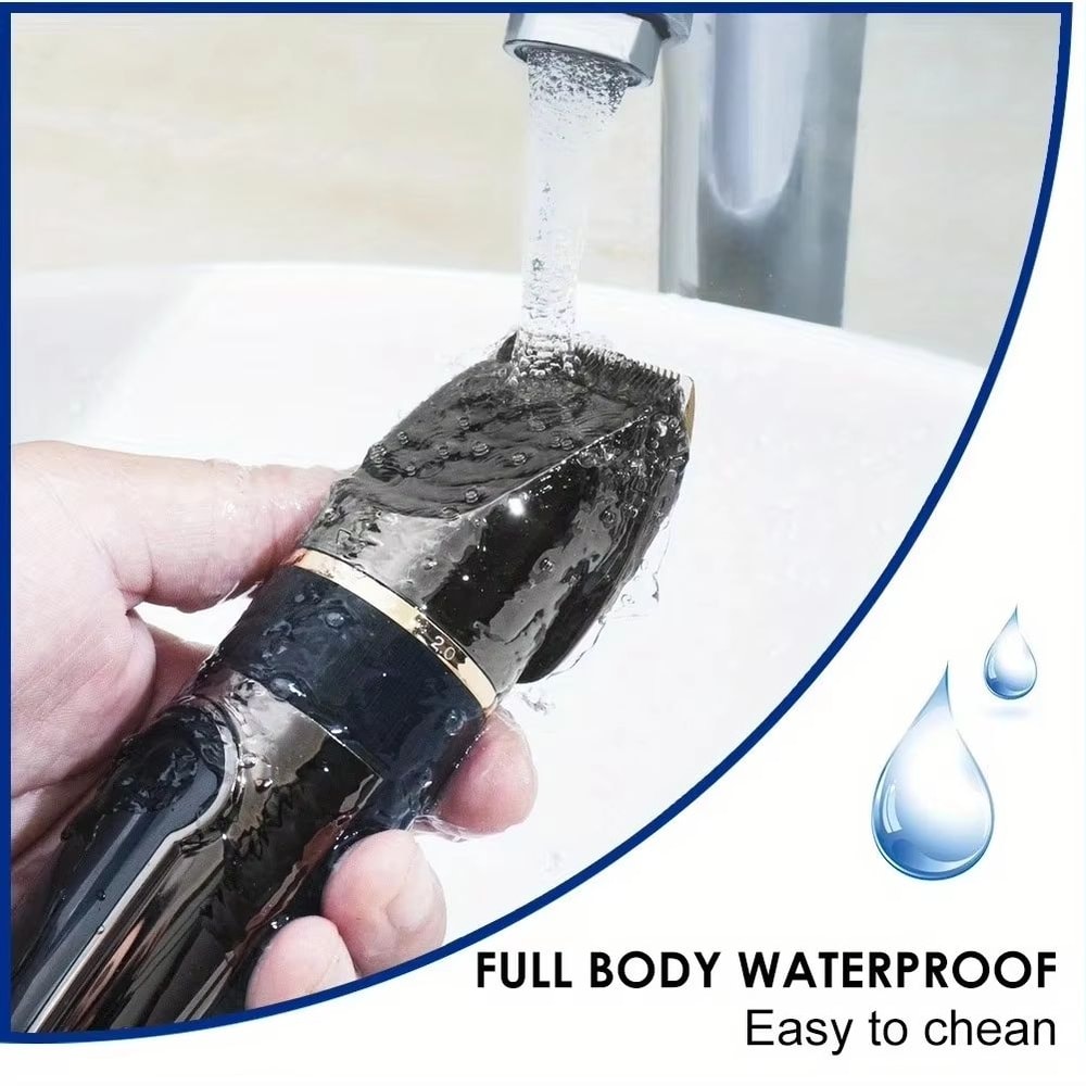 TINSOL Professional Electric Hair Trimmer With Ceramic Blade And LED Display 2