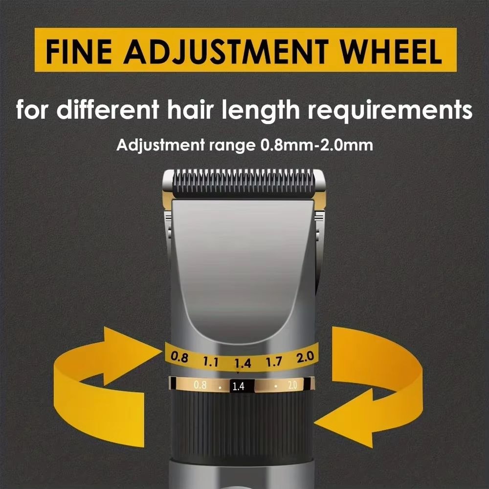 TINSOL Professional Electric Hair Trimmer With Ceramic Blade And LED Display 4