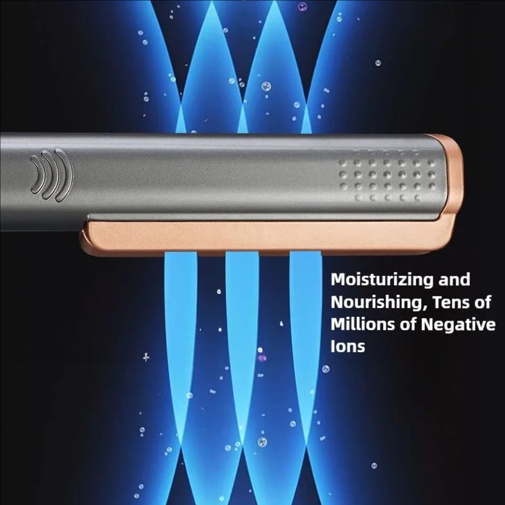 TINSOL 2in1 Professional Ceramic Hair Straightener And Curl Ionizer With LCD Wide Panel 5