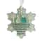 TINSOL Snowflake Friendship Acrylic Pendant Clear Holiday Ornament 1