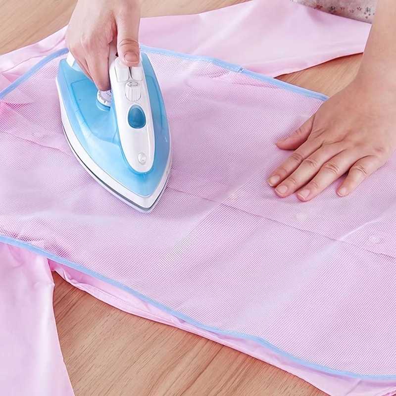 Heat Resistant Ironing Protection Mesh Cloth For Fabric Care And Garment Safety 0
