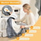 Soft Striped Electric Heated Blanket 50x60in With Adjustable Heat And Timed Shutoff 1