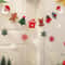 Festive Snowflake Christmas Party Banner And Garland Decoration 1