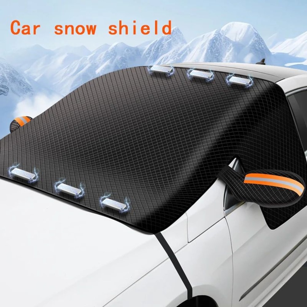 Magnetic Winter Windshield Snow Shield And Frost Protector For Cars 1