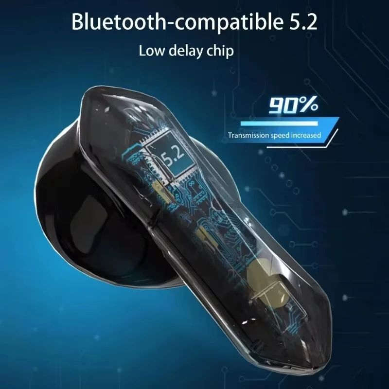 Bluetooth Wireless Earphones Low Latency Gaming Earbuds With Long Battery Life 4