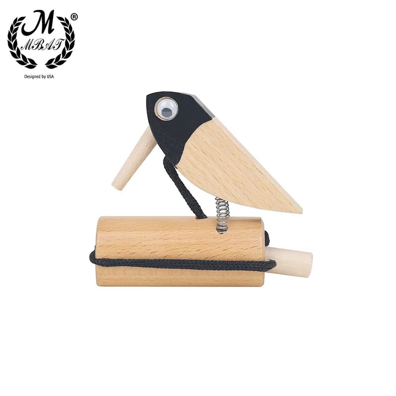 Orff Early Childhood Musical Sound Toy Woodpecker Instrument For Kids 3