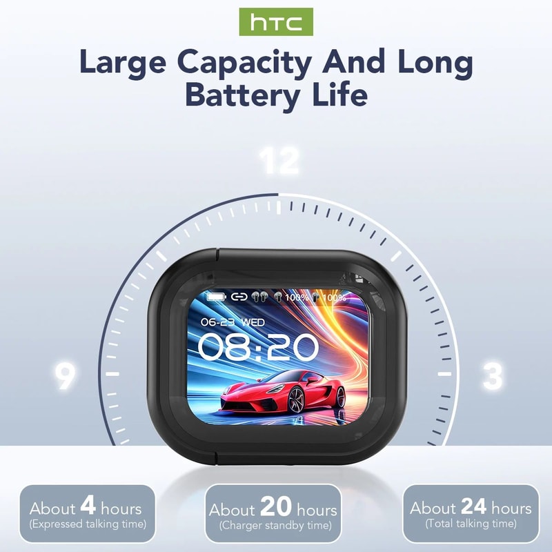 Bluetooth 60 Wireless Translation Earphones With LED Display And Long Battery Life 1