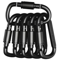 alloy aluminum carabiner set 4–6pcs outdoor tactical clip keychain hooks