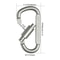 Alloy Aluminum Carabiner Set 46PCS Outdoor Tactical Clip Keychain Hooks 2