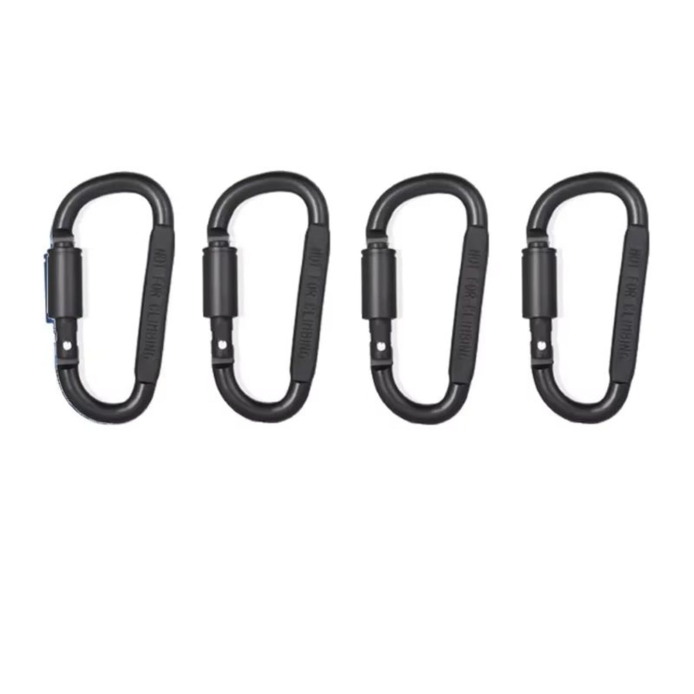 Alloy Aluminum Carabiner Set 46PCS Outdoor Tactical Clip Keychain Hooks 7