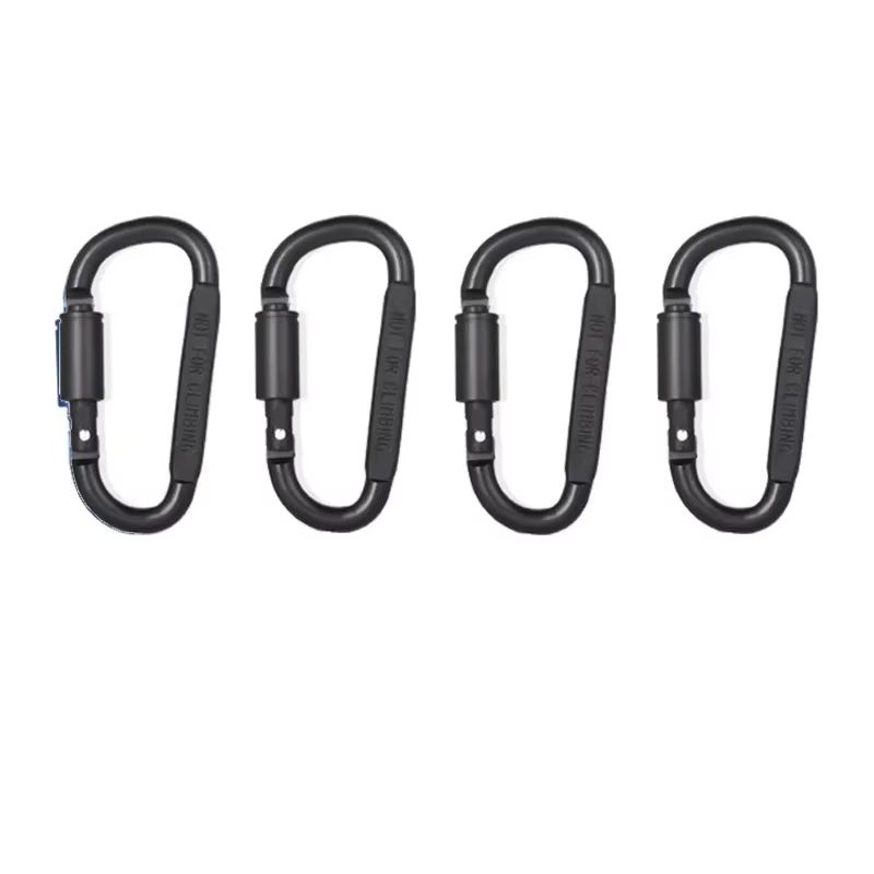 Alloy Aluminum Carabiner Set 46PCS Outdoor Tactical Clip Keychain Hooks 7