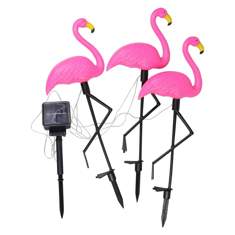 Solar Flamingo LED Outdoor Garden Light Waterproof Stake Lantern 9