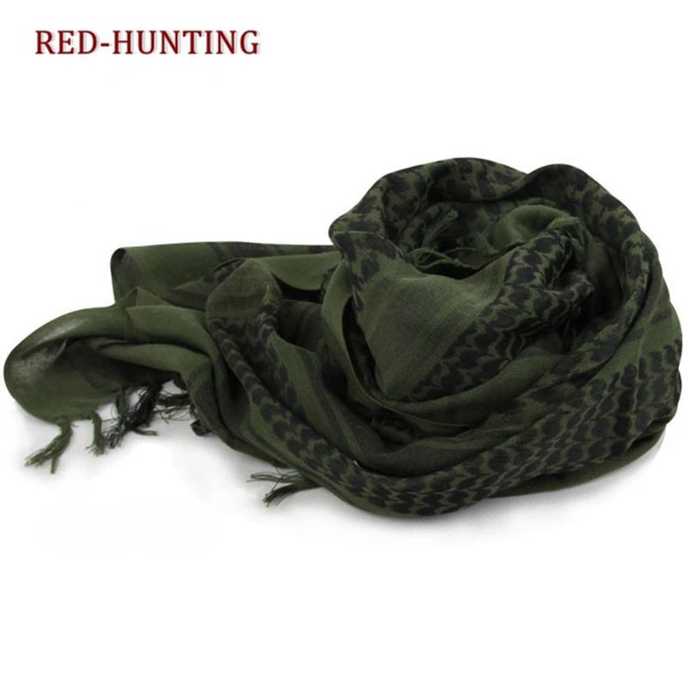 Tactical Shemagh Hunting Scarf 43x43 In Desert Keffiyeh Wrap 2