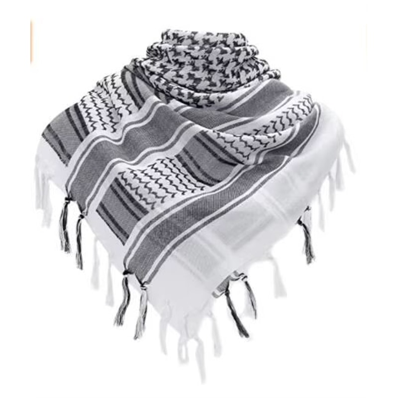 Tactical Shemagh Hunting Scarf 43x43 In Desert Keffiyeh Wrap 6