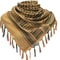 Tactical Shemagh Hunting Scarf 43x43 In Desert Keffiyeh Wrap 11
