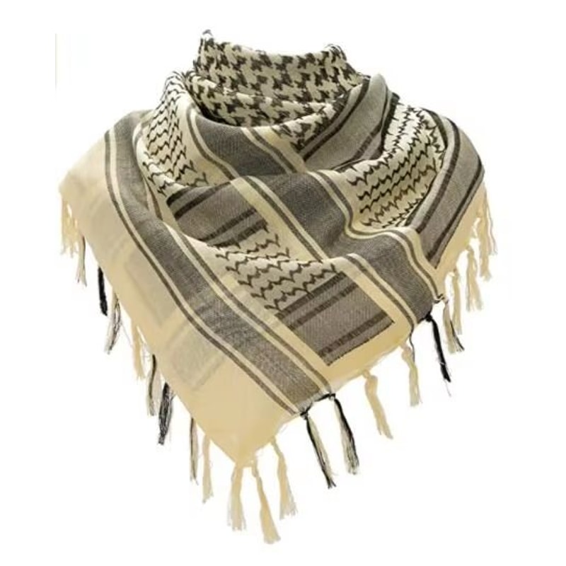 Tactical Shemagh Hunting Scarf 43x43 In Desert Keffiyeh Wrap 12