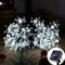 Solar Fairy String Lights Sakura Peach Flower LED Outdoor Garden Decor 6
