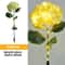 Solar Garden Hydrangea LED Outdoor Stake Lights Waterproof Decorative 8