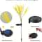 Autumn Wheat Solar Pathway Lights LED Outdoor Waterproof Yard Decor 5