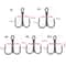 High Carbon Steel Treble Fishing Hooks 10Pack For Bass And Game Fish 5