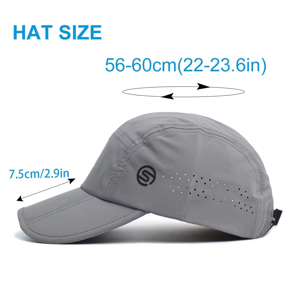 Foldable Breathable Outdoor Baseball Cap Adjustable Unisex Sport Dad Hat 1