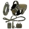 Tactical Dog Harness With MOLLE Pouch And Leash For Large Dogs 10