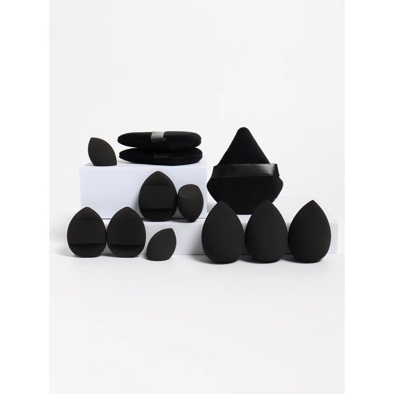 AllPurpose 12Piece Makeup Sponge Set With Puffs And Beauty Eggs 14