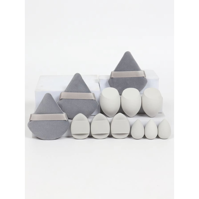 AllPurpose 12Piece Makeup Sponge Set With Puffs And Beauty Eggs 3