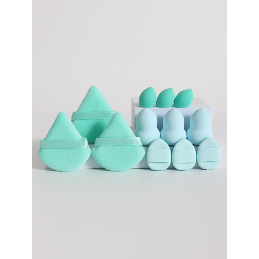 AllPurpose 12Piece Makeup Sponge Set With Puffs And Beauty Eggs 4