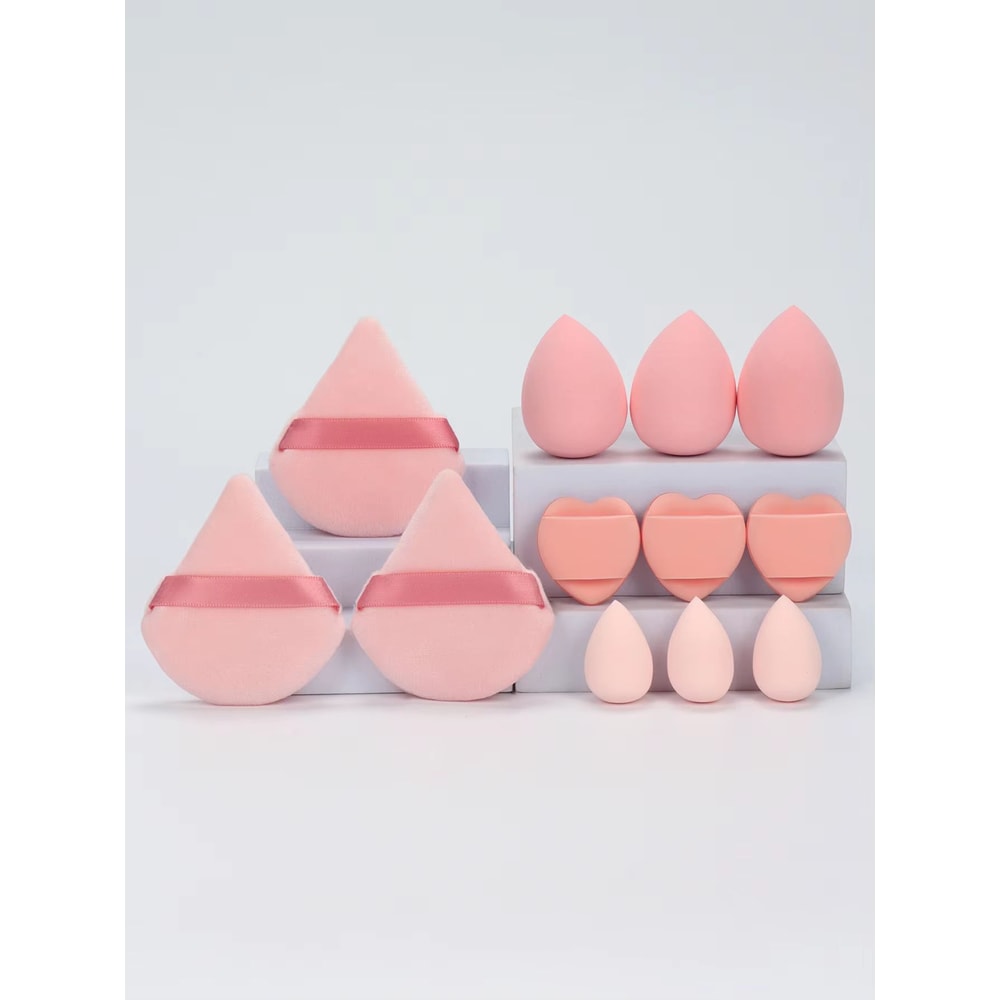 AllPurpose 12Piece Makeup Sponge Set With Puffs And Beauty Eggs 20