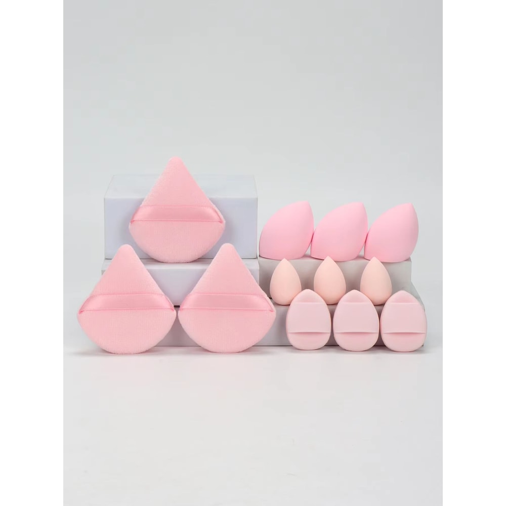 AllPurpose 12Piece Makeup Sponge Set With Puffs And Beauty Eggs 21