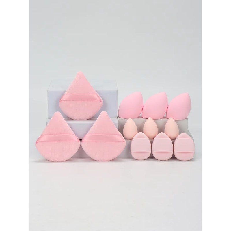 AllPurpose 12Piece Makeup Sponge Set With Puffs And Beauty Eggs 21