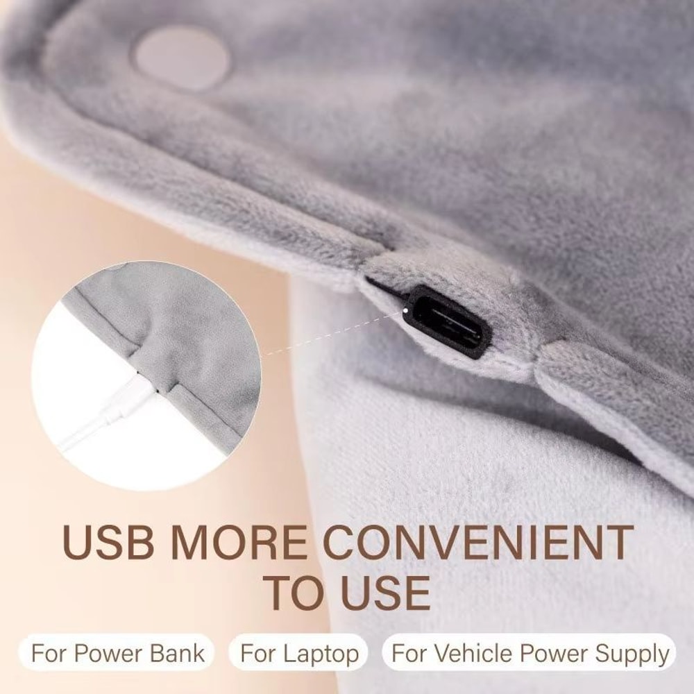 USB Thermostatic Hand Warmer And Mini Heated Shawl For Winter Office And Home 3