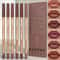 6Piece Velvet Matte Lip Liner Pencil Set LongLasting Waterproof Definition 2