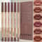 6Piece Velvet Matte Lip Liner Pencil Set LongLasting Waterproof Definition 7