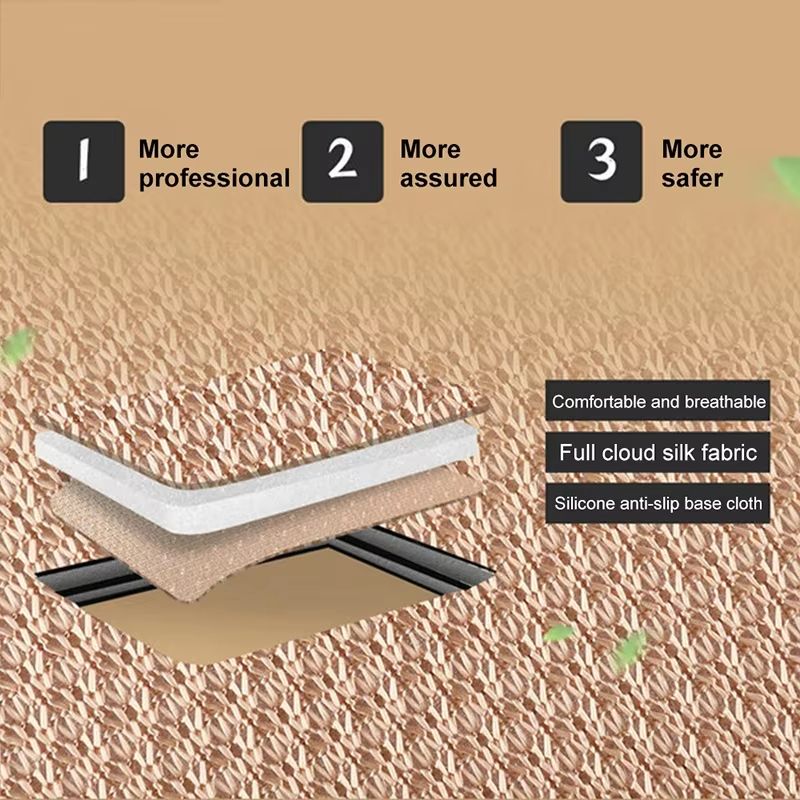 Universal Ice Silk Breathable Car Seat Cushion Cover NonSlip Interior Pad 4