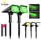 Solar Garden Spotlight Adjustable Light Temperature Super Bright Outdoor Solar Lamp 0